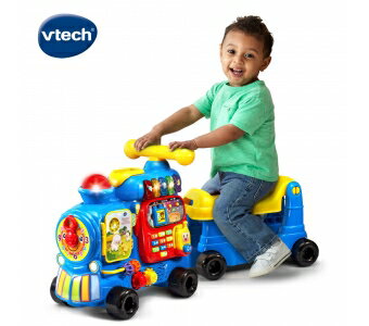免運《英國 Vtech》4合1智慧積木學習車(藍款) 東喬精品百貨