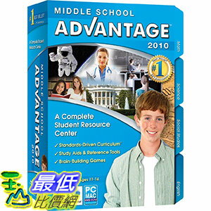 <br/><br/>  [106美國暢銷兒童軟體] Middle School Advantage 2010 [Old Version]<br/><br/>