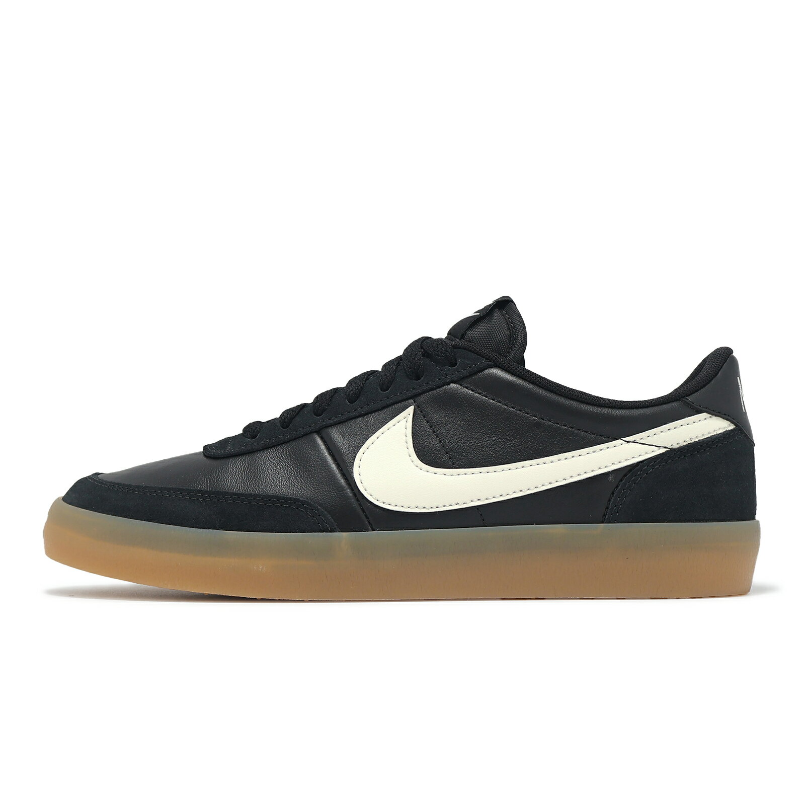 Nike 休閒鞋 Killshot 2 Leather 男鞋 黑 白 膠底 復古 麂皮 皮革