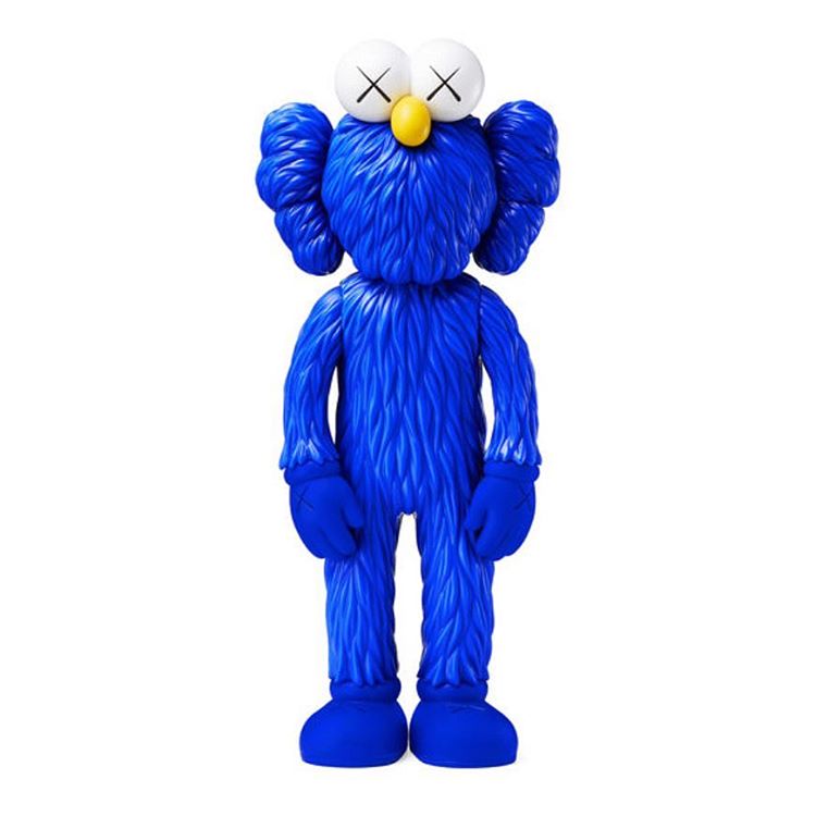 <br/><br/>  BEETLE 現貨 KAWS BFF BLUE OPEN EDITION MOMA 紐約店獨售 藍色 搪膠公仔<br/><br/>