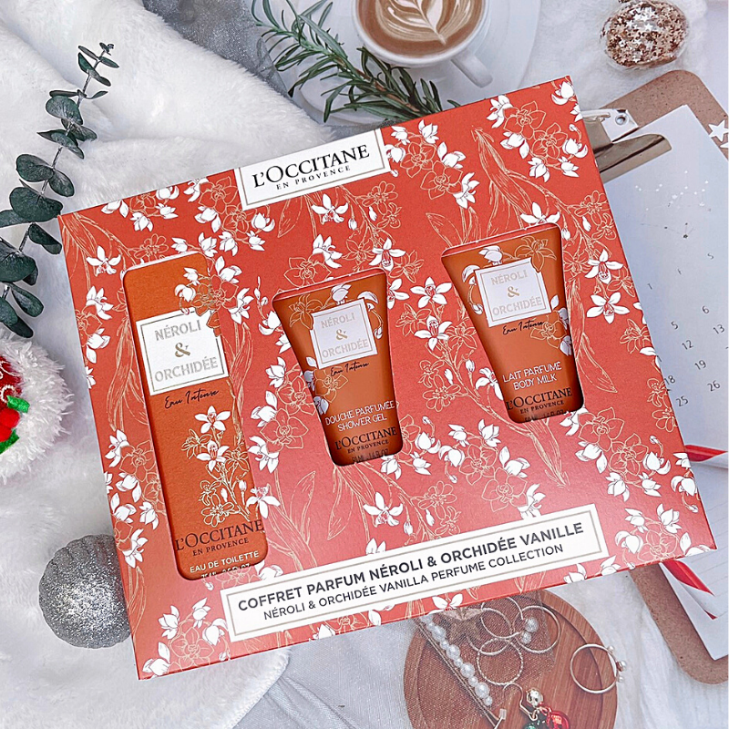 L'OCCITANE 歐舒丹 橙花&蘭花 限定香氛禮盒組 香水 沐浴露 身體乳 新年 禮盒 附發票【心心哈德】現貨 全館499超取免運｜全場下殺★滿額再享折扣