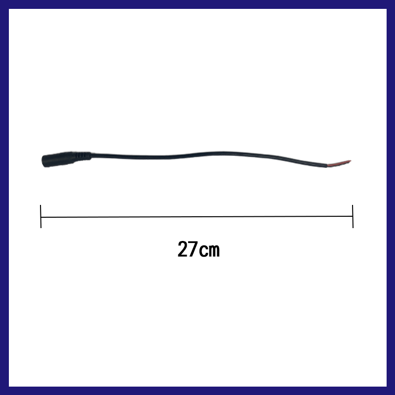 0.5mmDC母頭電源線 監視器專用 施工安裝 5.5mm x 2.1mm DC母接頭 5.5mm 1