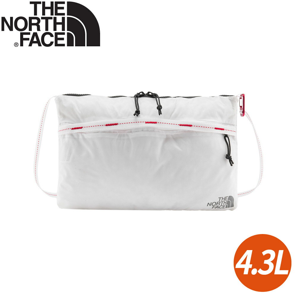 【The North Face 4.3L輕量斜背包《白》】52TI/單肩包/斜背包/側背包/小包