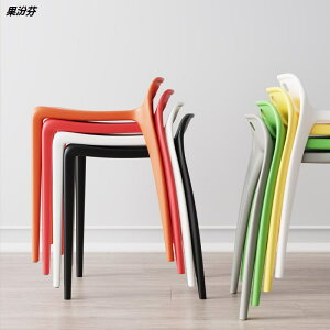 熟膠塑料矮靠背學生書桌椅子朔料凳子家用坐高40cm厘米公分高加厚
