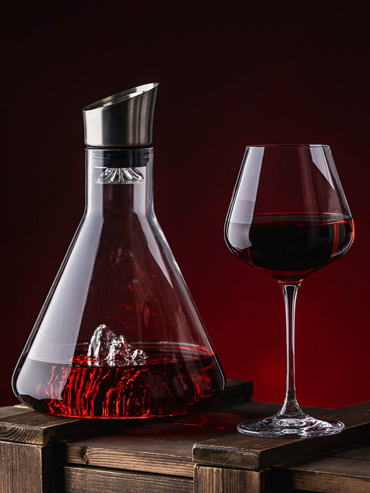 紅酒杯套裝家用杯子輕奢高腳杯玻璃葡萄酒杯歐式高檔杯架酒具創意