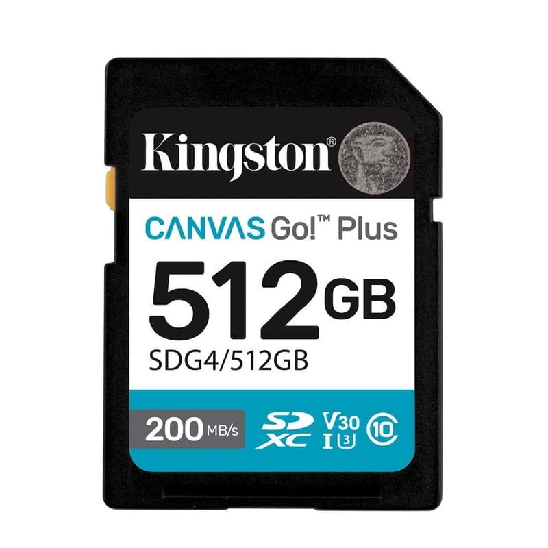 【中壢NOVA-水世界】Kingston 金士頓 SDXC 512G【V30 讀取200 寫入160MB/s】公司貨