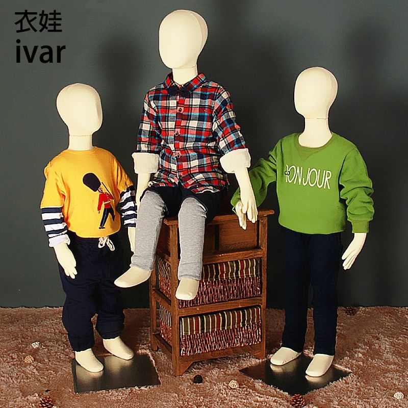 公司貨免運 兒童模特道具童裝軟體兒童模特架全身小孩服裝店模特偶展示架女 最低價附發票 快速出貨