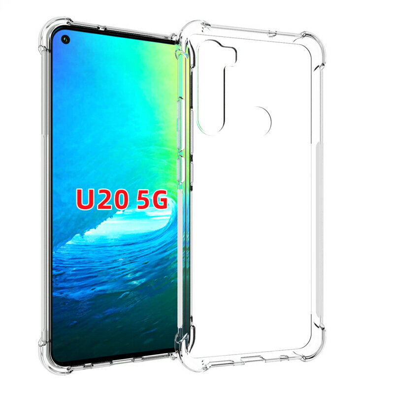 免運~適用於HTC U20 5G手機殼四角防摔透明U20矽膠軟男女手機保護殼套