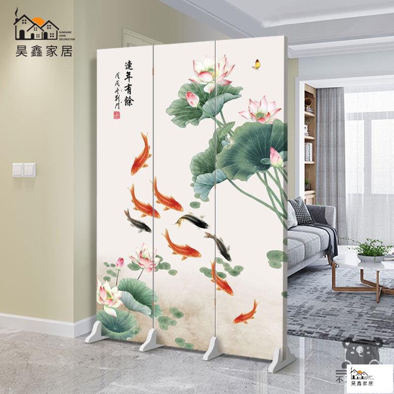 公司貨 可開發票 【免運 客製化】贈送底座+輪子 客製化屏風 北歐風屏風 簡約屏風 臥室屏風 客廳屏風隔間 隔斷屏風 辦公室屏風全館八折 工廠現貨直銷 特惠/年底鉅惠 5h108 2