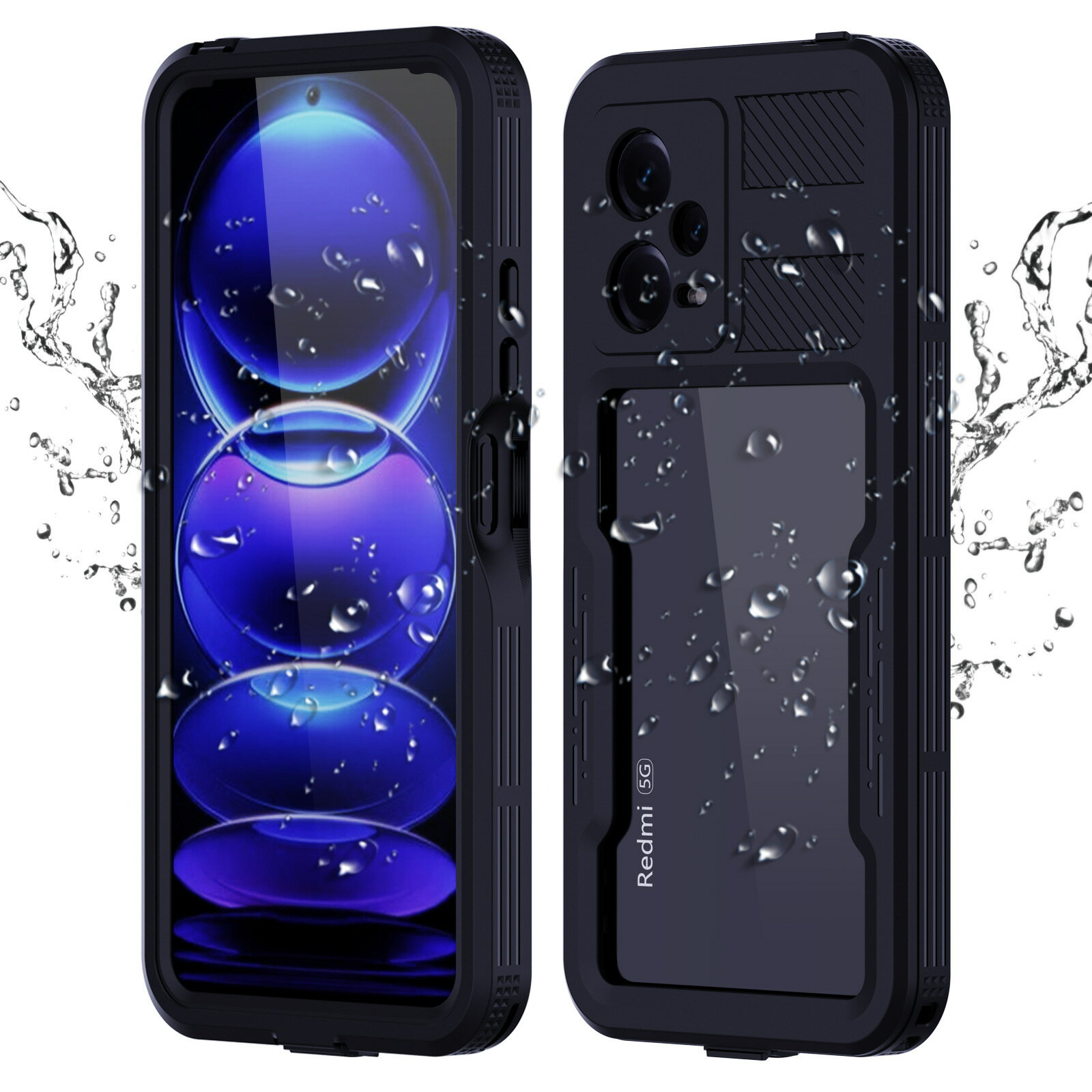 防水殼紅米note 125G國際版Redmi note12Pro全包防水保護套