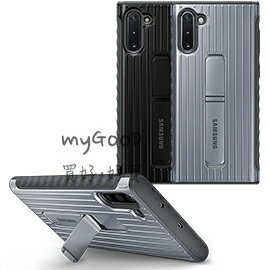 [原廠公司貨] Samsung 三星 Galaxy Note 10 立架式保護皮套(黑、銀色)【APP下單9%點數回饋】