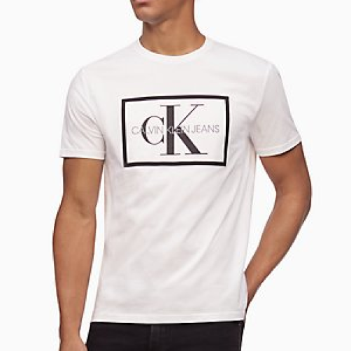 Calvin Klein T恤 男裝 短袖 短T-Shirt 圓領上衣 C48243 白色CK(現貨)▶指定Outlet商品5折起☆現貨