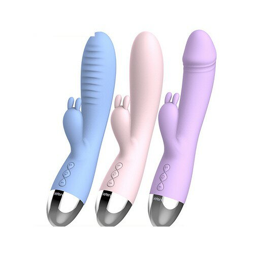 LETEN 萌兔來襲色色兔 21頻硅膠靜音震動 智能加溫G點按摩棒 情趣用品 高潮 禮物 情趣精品 電動按摩棒