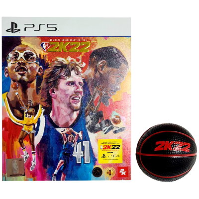 【現貨】PS5 NBA 2K22 75周年紀念版 中英文國際版 附6cm籃球