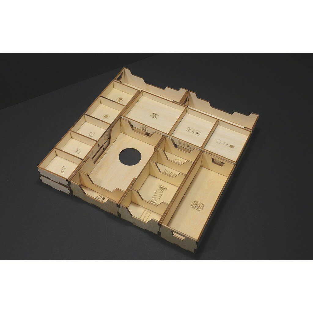 【桃園桌遊家】特奧蒂瓦坎：眾神之城 Teotihuacan: City of G 桌遊收納盒【附白膠】【烏鴉盒子收納盒】 1