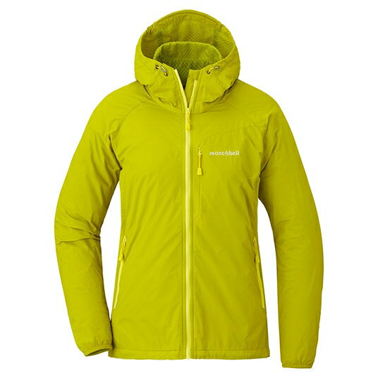 ├登山樂┤日本 mont-bell Light Shell女款連帽風衣 黃 # 1106646YL
