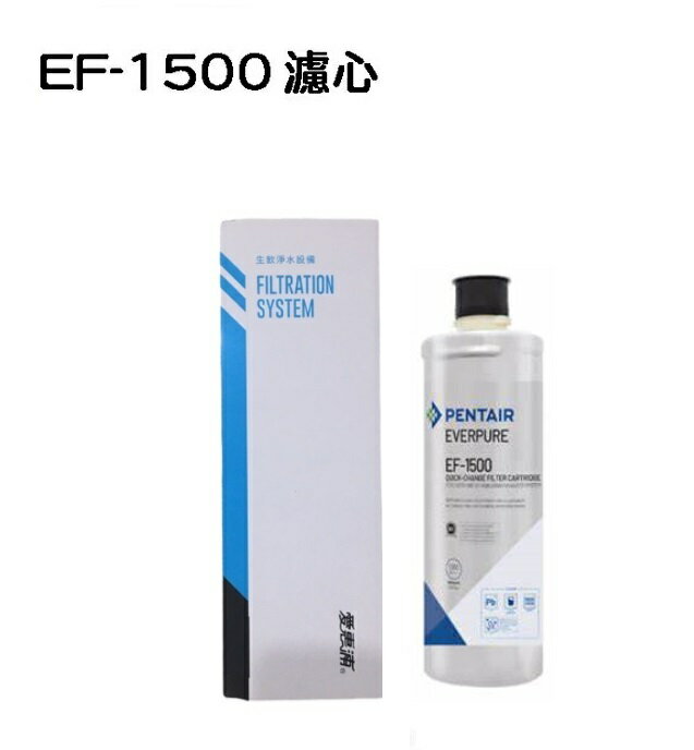 EVERPURE 愛惠浦EF-1500濾芯台灣愛惠浦公司貨濕式碳纖活性碳EF1500濾心