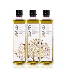 西班牙進口O-MED特級初榨橄欖油500ml#皮誇爾#阿貝金納 玻璃瓶