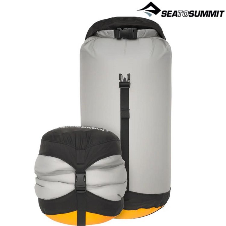 Sea to Summit 30D eVent 輕量可壓縮式透氣收納袋/登山打包防水袋/睡袋壓縮袋 STSASG011051 13L灰