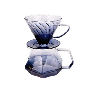 Brewista 魅影藍 圖蘭朵水晶玻璃濾杯 鑽石玻璃分享壺 咖啡壺『歐力咖啡』
