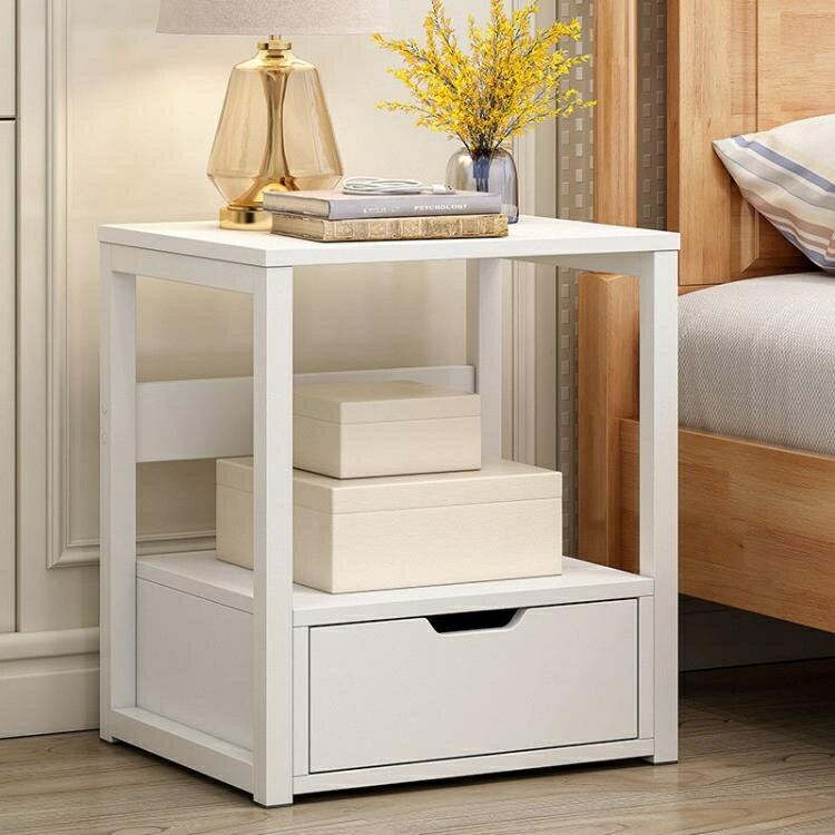 床頭櫃 簡易床頭櫃簡約現代經濟型臥室收納櫃小型床邊小櫃子置物架儲物櫃