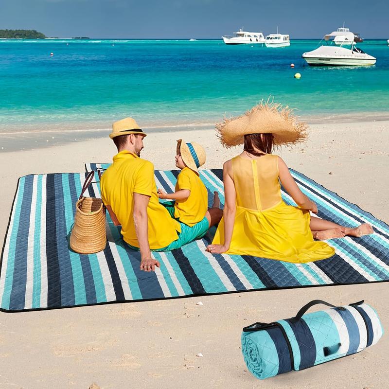 Picnic Blankets Beach Blanket 80''x80'' Thick 3 Layers