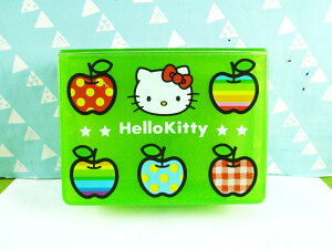 【震撼精品百貨】Hello Kitty 凱蒂貓 卡片本 綠蘋果【共1款】 震撼日式精品百貨