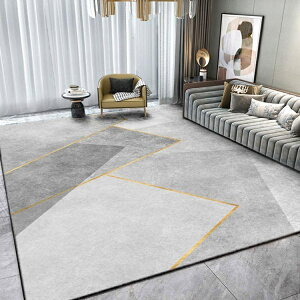 地毯客廳北歐現代簡約沙發茶幾墊輕奢高級臥室地毯家用地毯大面積北歐ins簡約異形地毯現代創意客廳大地毯茶幾不規