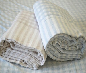 【樂天精選】處理新款條紋日單毛巾被夏涼被薄空調被單雙人純棉成人全棉蓋毯