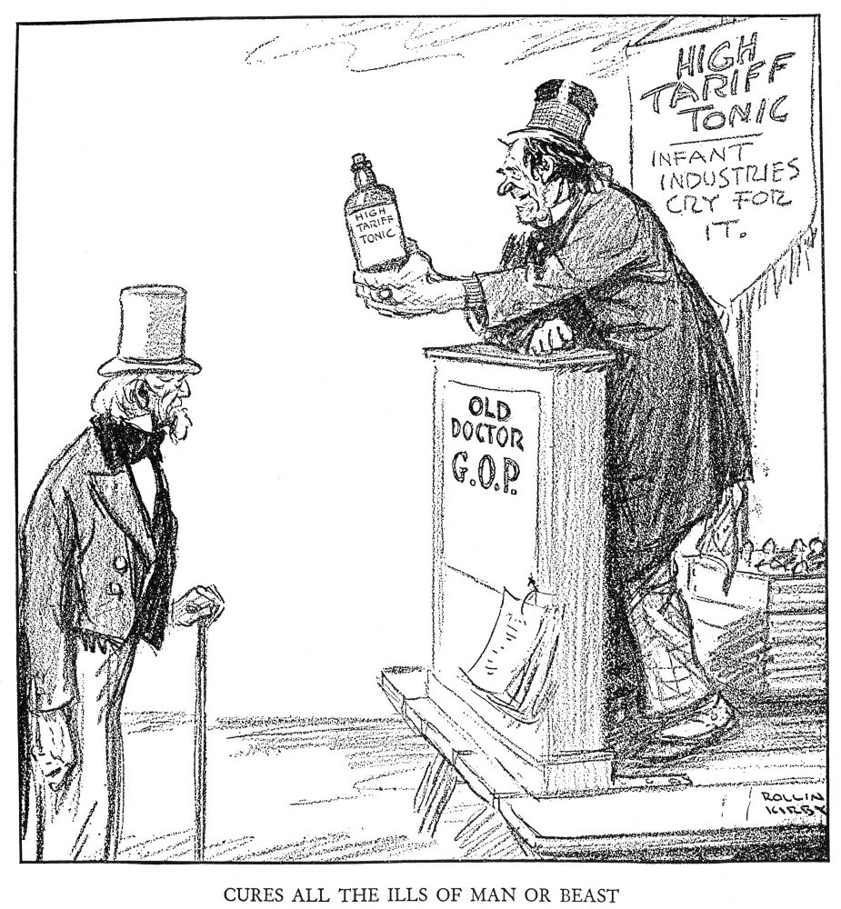 Posterazzi: Tariff Bill 1921 NCures All The Ills Of Man Or Beast ...