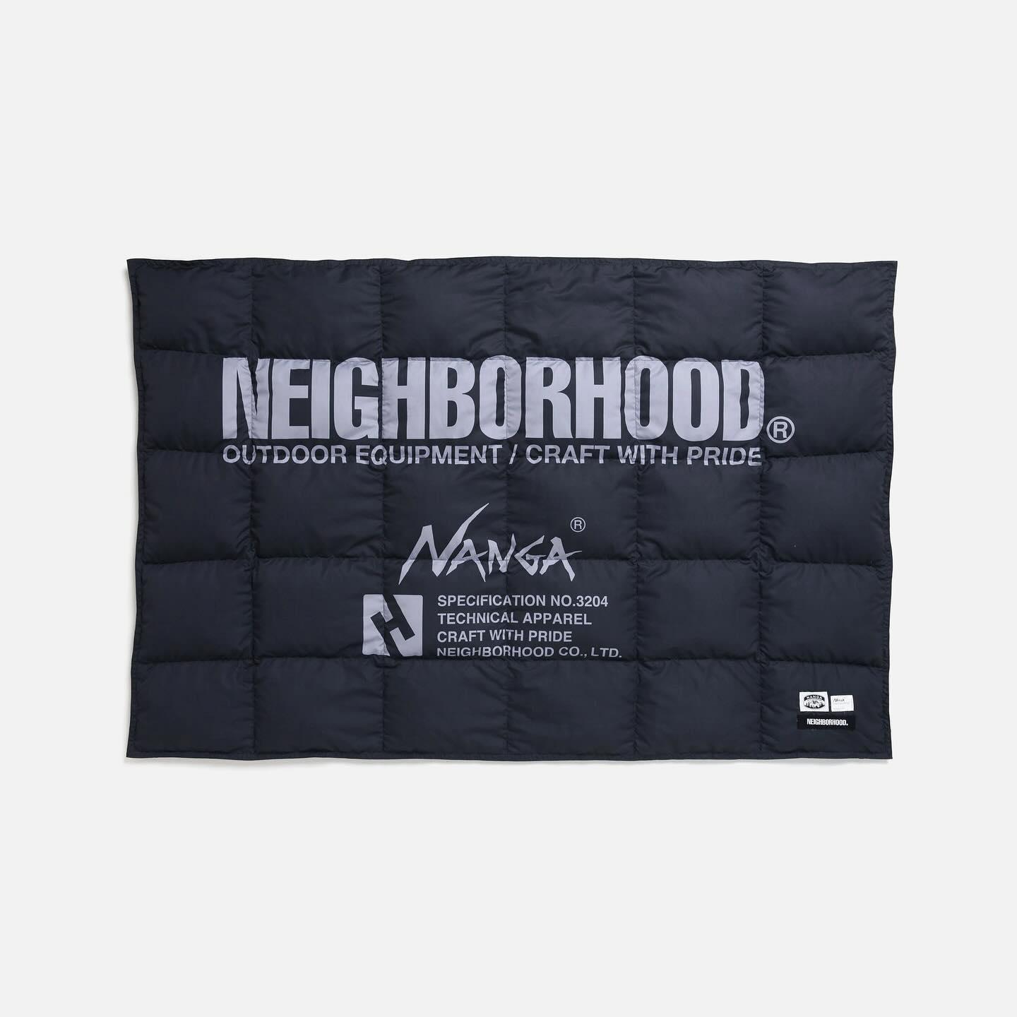NANGA×NEIGHBORHOOD DOWN HALF BLANKET戶外露營可攜式毯被子