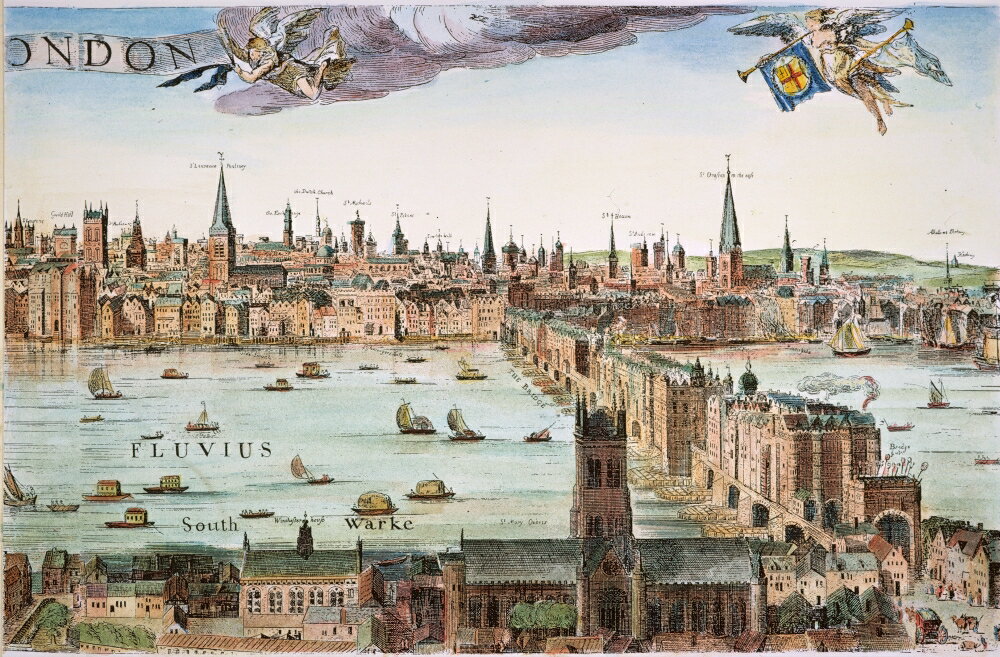 Posterazzi: Visscher London 1616 Ndetail From Claes Jansz VisscherS ...