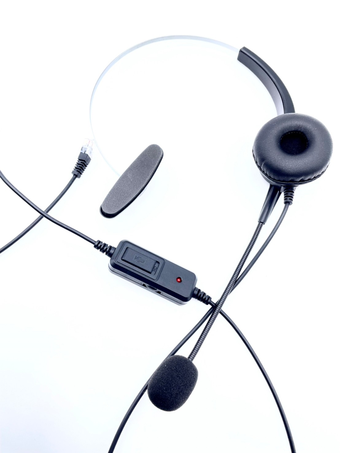 cisco思科 ip phone 電話耳機麥克風 單耳 有含調音大小聲與靜音功能