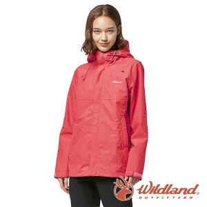 『VENUM旗艦店』【wildland 荒野】女 輕薄防水高透氣機能外套『珊瑚紅』W3913