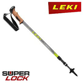 [ LEKI ] TRAIL ANTISHOCK 橡膠握把鋁合金避震旋轉登山杖 / 65020351