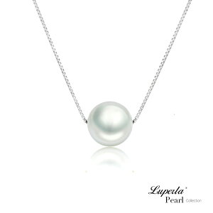 大東山珠寶 夢幻珍心 18K白金頂級日本AKOYA海水珍珠項鍊 AKOYA經典單顆