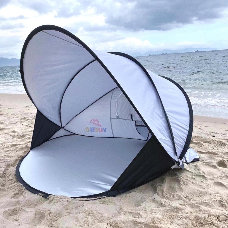 戶外沙灘帳篷速便攜海邊防曬防雨簡易兒童帳篷折疊全自動用