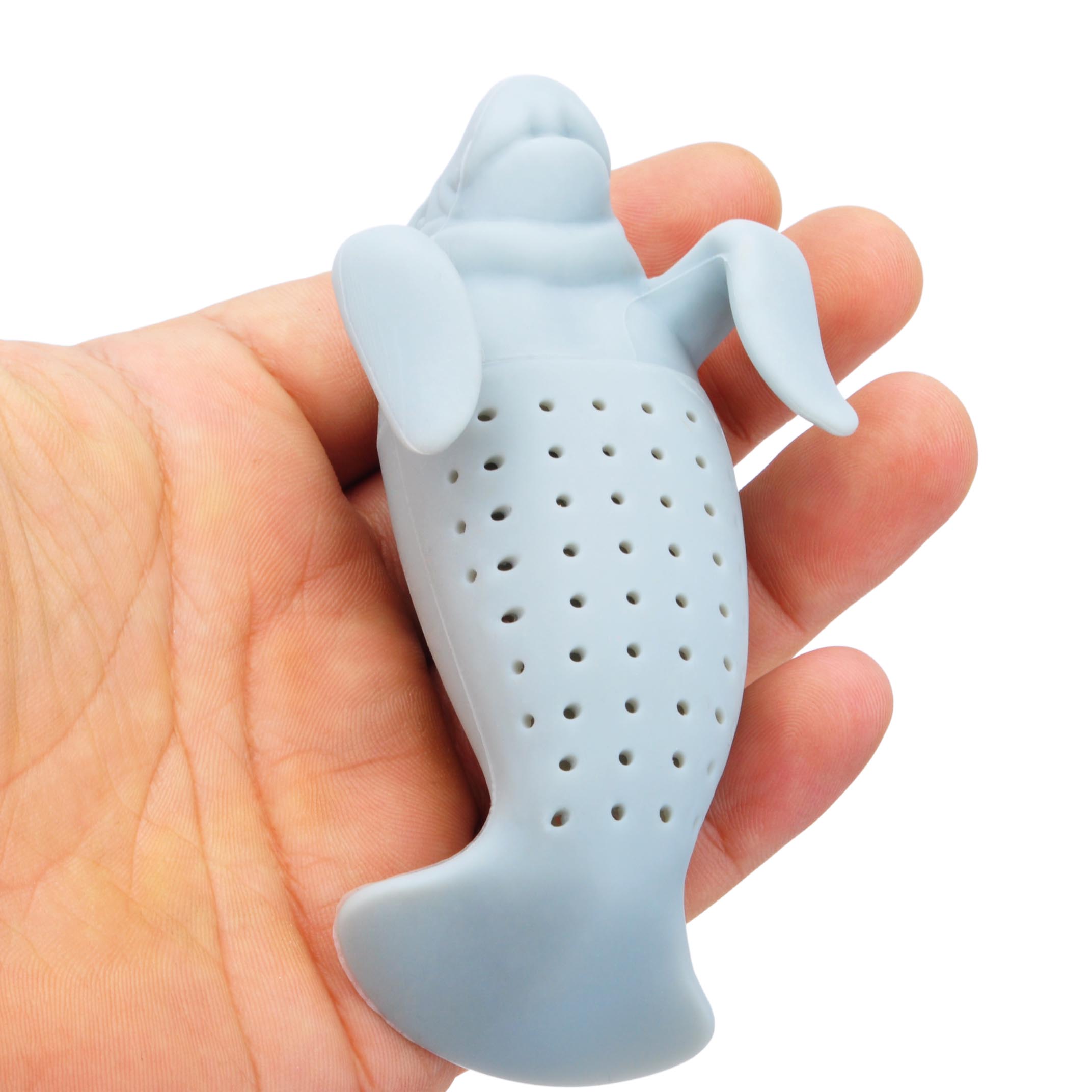 創意丑萌海牛茶包硅膠海牛泡茶器耐熱茶漏茶隔個性懶人用品茶具 4