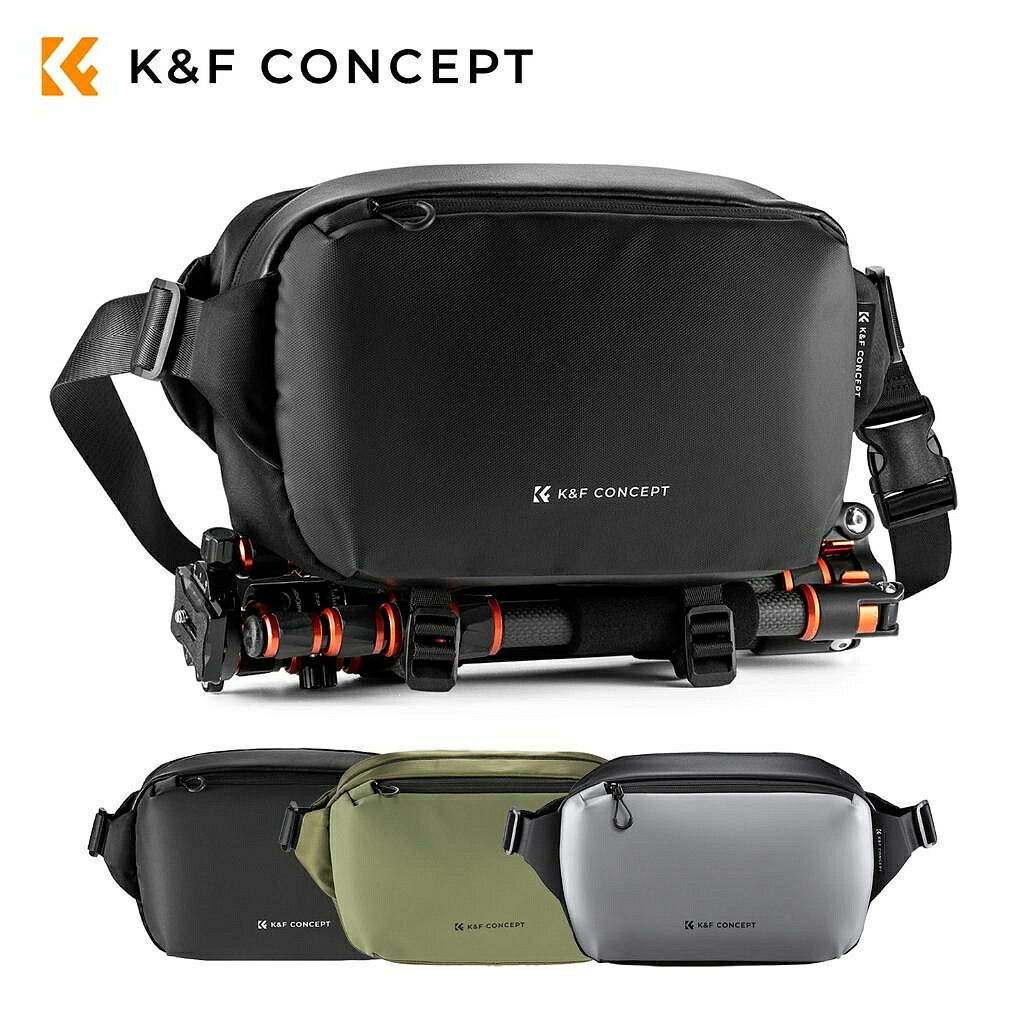 K&f Concept 10L 便攜單肩相機包多功能防水攝影單反鏡頭手提包