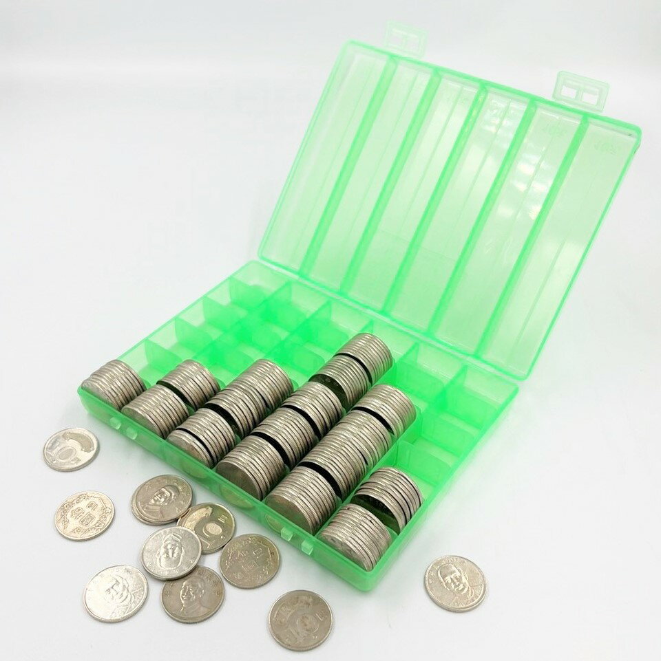 KJ K-3017 十元硬幣收納盒 零錢收納 零錢盒 錢幣盒 零錢筒 錢幣筒 硬幣盒 硬幣筒