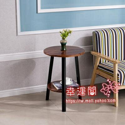 小圓桌 邊幾現代簡約小茶几雙層桌子沙發邊桌床頭小圓桌陽臺桌小戶型角幾T