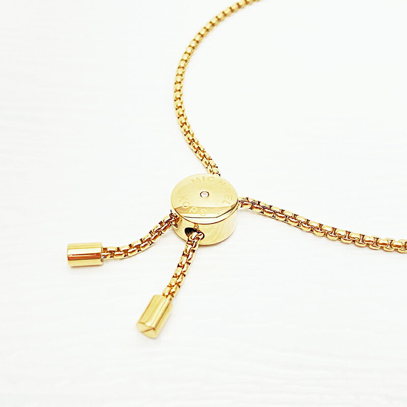 美國百分百【全新真品】Michael Kors 手鍊 愛心 MK 水鑽 logo 金屬飾品 專櫃精品 金色/銀色 BF43 治裝激推 3