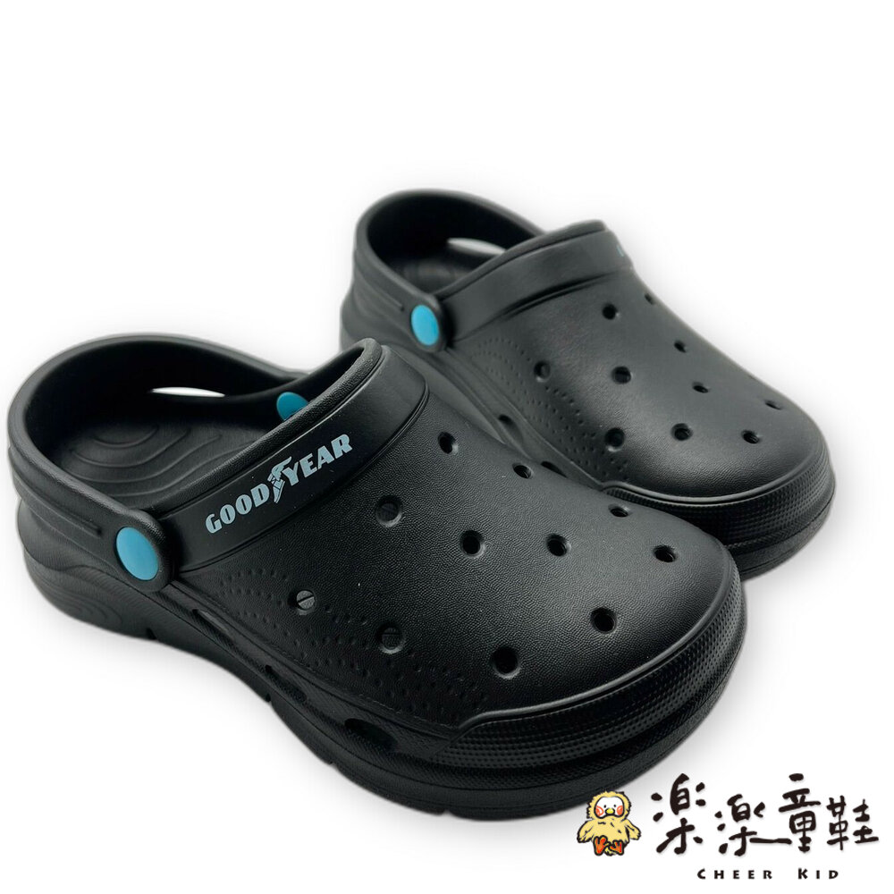 臺灣製輕量涼鞋-黑色 - 臺灣製 臺灣製童鞋 MIT MIT童鞋 臺灣製涼鞋 MIT涼鞋 洞洞鞋 涼鞋 拖鞋 兒童涼鞋 兒童脫鞋 兒童洞洞鞋 女童鞋 男童鞋 女童涼鞋 男童涼鞋 固特異 固特異鞋 GOODYEAR