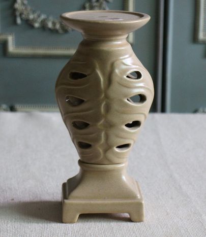 歐式 陶瓷燭臺 鏤空工藝 小號 擺件 家居裝飾品1入