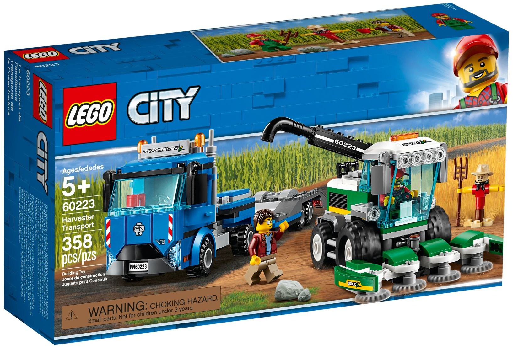 ☆勳寶玩具舖【現貨】LEGO 樂高 CITY 城市系列 60223 Harvester Transport