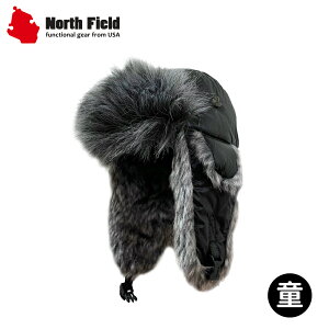 【North Field 美國 童 防風防潑水極地保暖遮耳帽《傑克黑》】ND255/雪地帽/抗寒/兒童帽