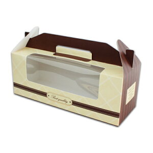 【MS-3】（3組附底托）3格精緻手提盒 外帶盒 包裝盒 手提盒 開窗手提盒 食品包材零售批發 紙盒 點心盒 甜點盒 麵包盒 杯子蛋糕盒 三色可選