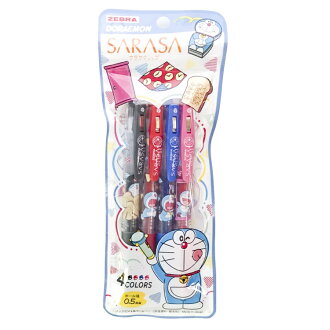 又敗家@日本製ZEBRA哆啦A夢SARASA水性CLIP夾式4色原子筆組860 2140 05小叮噹多拉A夢4色組圓珠筆ドラえもんball pen【全館299超取免運】【APP下單點數4倍送】 又敗家@日本製ZEBRA哆啦A夢SARASA水性CLIP夾式4色原子筆組860 2140 05小叮噹多拉A夢4色組圓珠筆ドラえもんball pen【全館299超取免運】【APP下單點數4倍送】