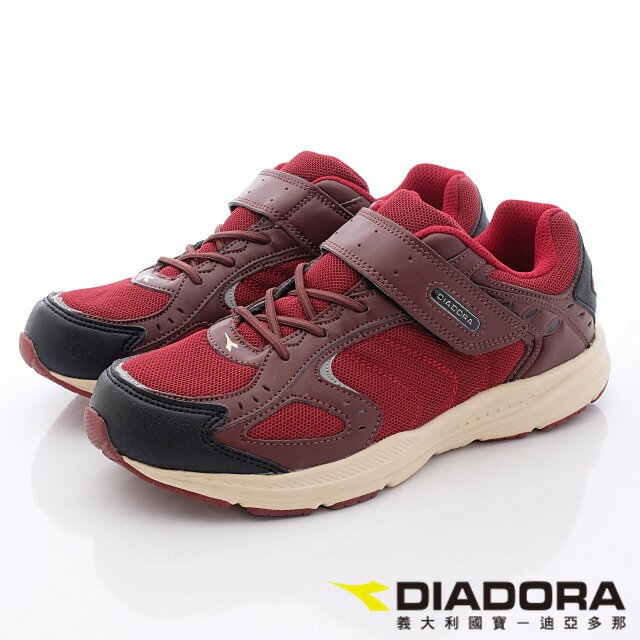 DIADORA-樂活系列款-D楦乳膠動能-WJ3752紅(女段)