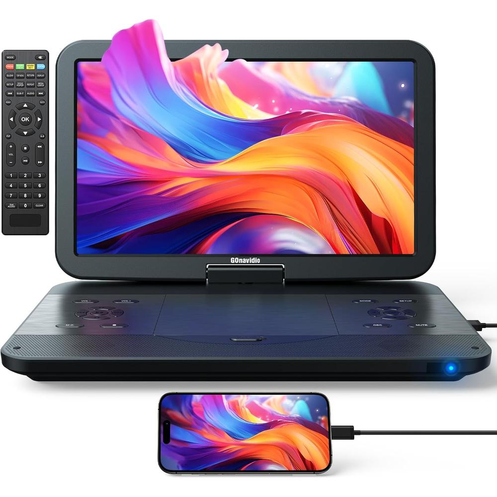 【日本代購】GOnavidio 15.4英吋攜帶式藍光播放機
